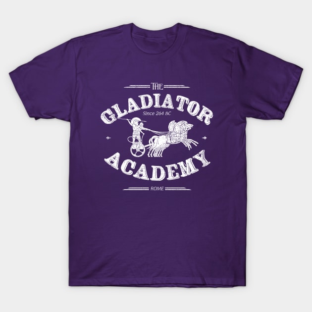 Gladiator Academy, distressed T-Shirt by hauntedjack